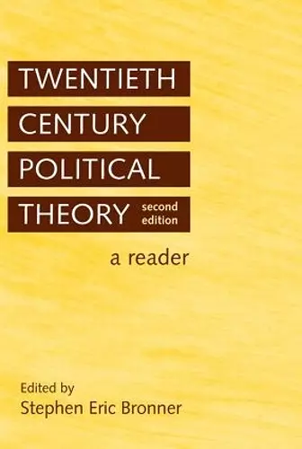 Twentieth Century Political Theory cover