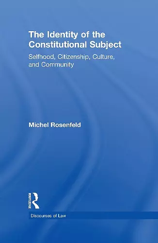 The Identity of the Constitutional Subject cover