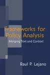 Frameworks for Policy Analysis cover