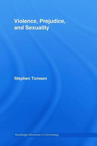 Violence, Prejudice and Sexuality cover