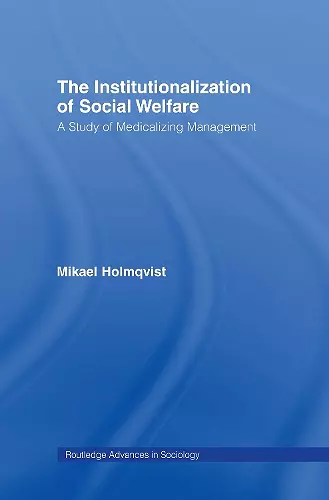 The Institutionalization of Social Welfare cover