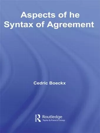 Aspects of the Syntax of Agreement cover