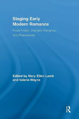 Staging Early Modern Romance cover