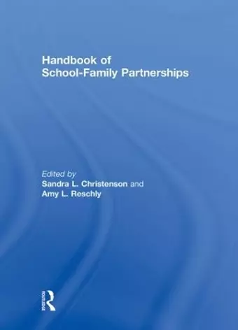 Handbook of School-Family Partnerships cover