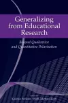 Generalizing from Educational Research cover