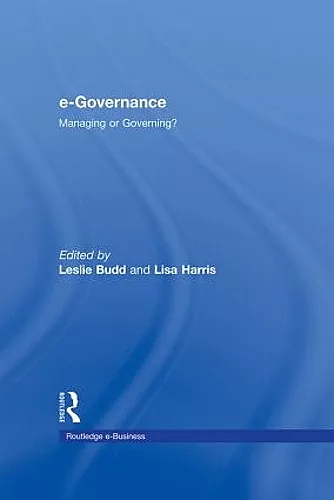 e-Governance cover