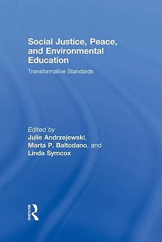 Social Justice, Peace, and Environmental Education cover