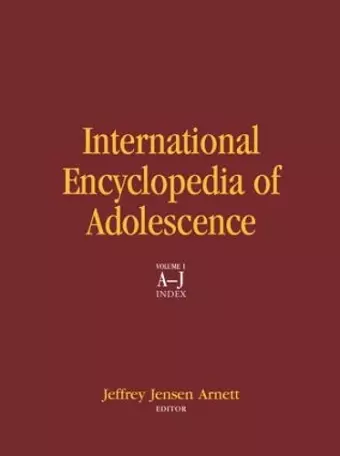 International Encyclopedia of Adolescence cover