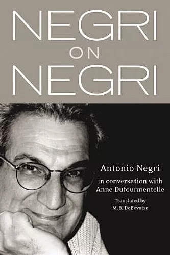 Negri on Negri cover
