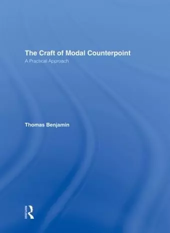 The Craft of Modal Counterpoint cover