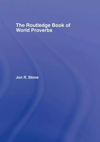 The Routledge Book of World Proverbs cover