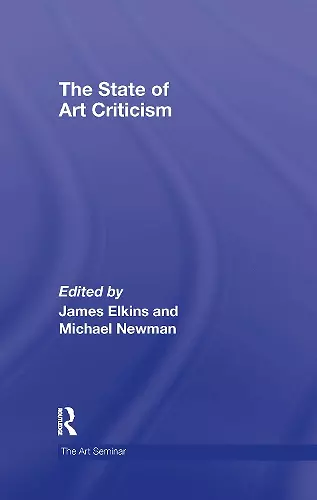 The State of Art Criticism cover