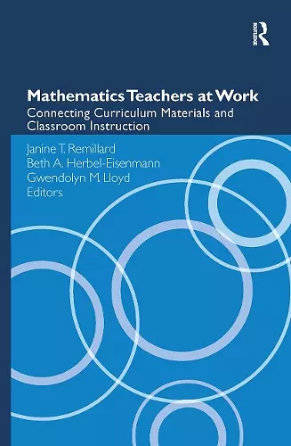 Mathematics Teachers at Work cover