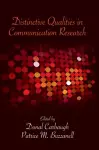 Distinctive Qualities in Communication Research cover