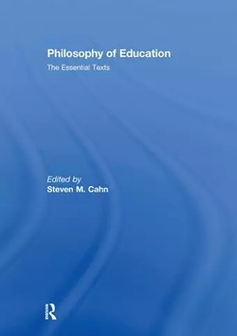 Philosophy of Education cover