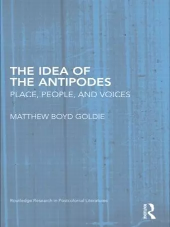 The Idea of the Antipodes cover