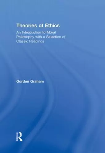 Theories of Ethics cover