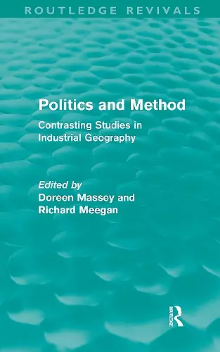 Politics and Method cover