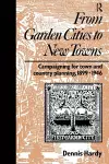 From Garden Cities to New Towns cover