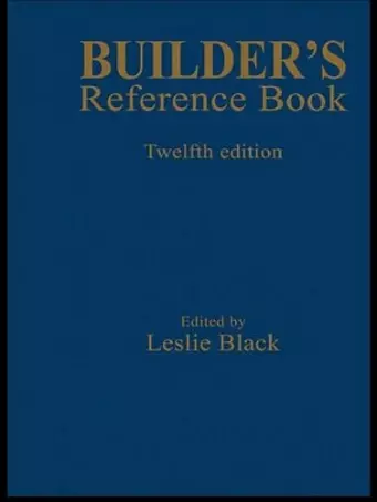 Builder's Reference Book cover