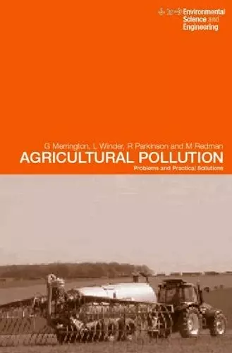 Agricultural Pollution cover