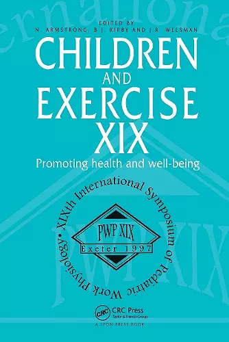 Children and Exercise XIX cover