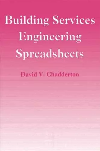 Building Services Engineering Spreadsheets cover