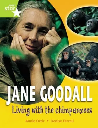 Rigby Star Gui Quest Year 2 Lime Level: Jane Goodall: Living With Chimpanzees Reader Sgle cover