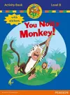 Jamboree Storytime Level B: You Noisy Monkey Activity Book with Stickers cover