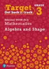 Target Grade 3 Edexcel GCSE (9-1) Mathematics Algebra and Shape Workbook cover