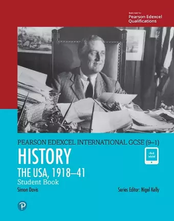 Pearson Edexcel International GCSE (9-1) History: The USA, 1918–41 Student Book cover