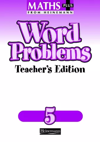 Maths Plus Word Problems 5: Teacher's Book cover