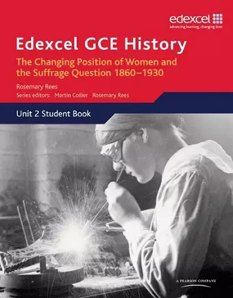 Edexcel GCE History AS Unit 2 C2 Britain c.1860-1930: The Changing Position of Women & Suffrage Question cover