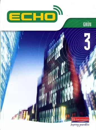 Echo 3 Grun Pupil Book cover