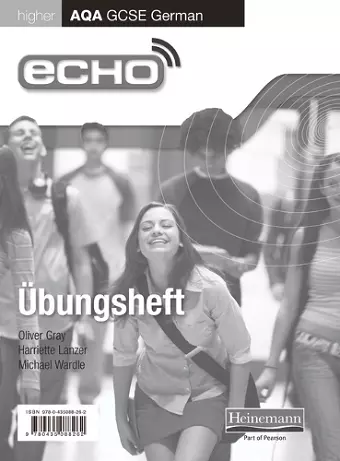 Echo AQA GCSE German Higher Workbook 8 Pack cover