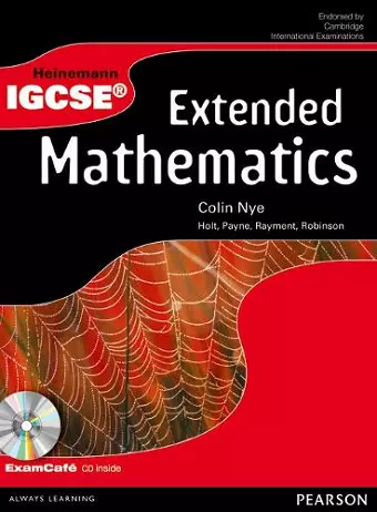 Heinemann IGCSE Extended Mathematics Student Book with Exam Café CD cover