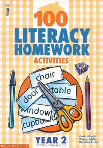 100 Literacy Homework Activities for Year 2 cover