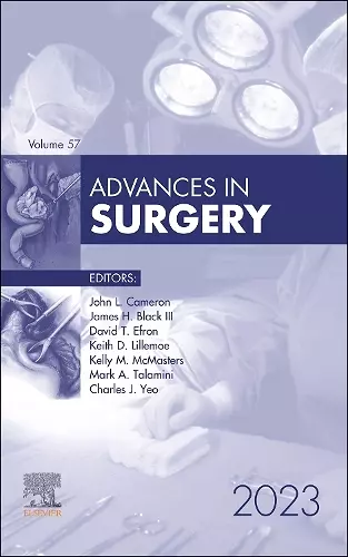 Advances in Surgery, 2023 cover