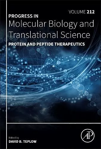 Protein and Peptide Therapeutics cover