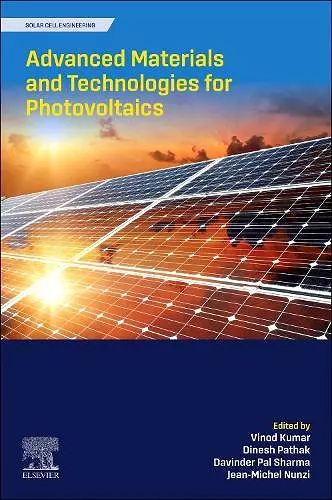 Advanced Materials and Technologies for Photovoltaics cover