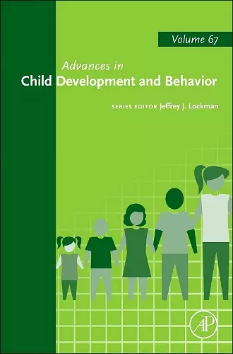 Advances in Child Development and Behavior cover