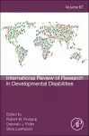 International Review Research in Developmental Disabilities cover