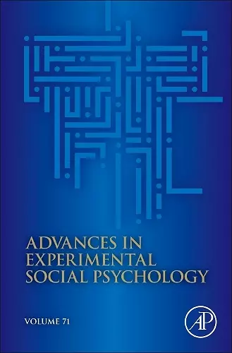 Advances in Experimental Social Psychology cover