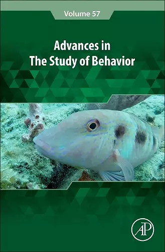 Advances in the Study of Behavior cover