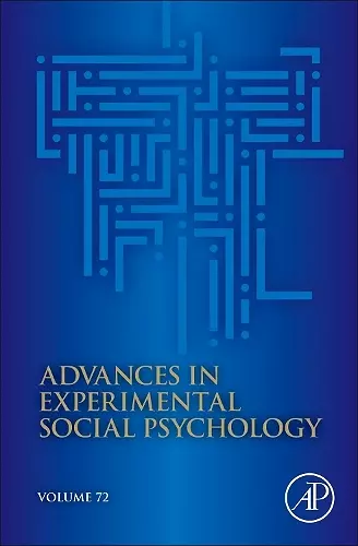 Advances in Experimental Social Psychology cover