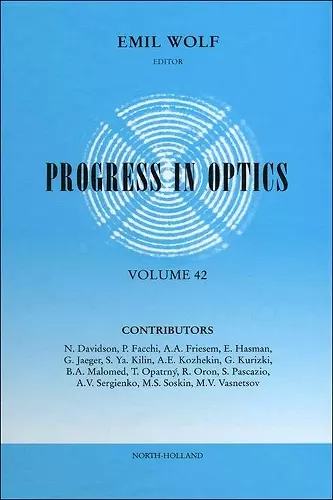 Progress in Optics cover