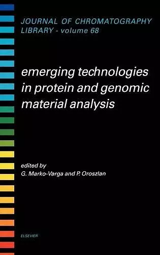 Emerging Technologies in Protein and Genomic Material Analysis cover