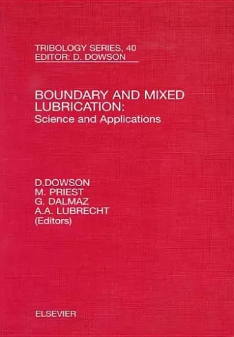 Boundary and Mixed Lubrication: Science and Applications cover