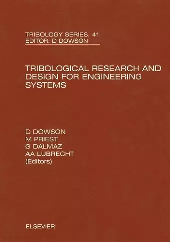 Tribological Research and Design for Engineering Systems cover