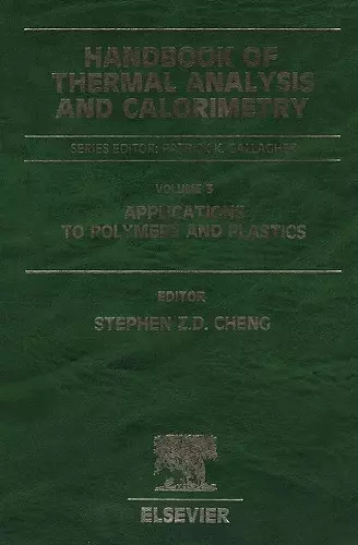 Handbook of Thermal Analysis and Calorimetry cover